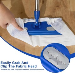 2-in-1 Mops for Floor Cleaning, Dry and Wet Multi, Disposable Dry Wet Cloth |