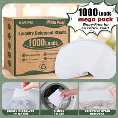 1000 Loads Mega Pack Laundry Detergent 1000-loads, 1000-loads [Fresh Scent]