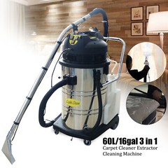 60L Commercial Carpet Cleaning Machine 3in1 Cleaner Pro Vacuum Extractor Machine
