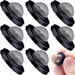 CustomyLife Hose Filter Washers Stainless Steel Screen Inlet 8PCS, Black