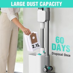 HAUSHOF Cordless Handheld Vacuum Cleaners 250W HEPA Filter Anti-Tangle Brushroll
