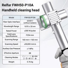 300W Pulse Laser Cleaning Machine Wood Paint Metal Paint Oil Remover 110V 5mj US