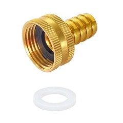 Garden Hose Adapter 1/2 1PCS Female thread, 3/4GHT(F) to Barb