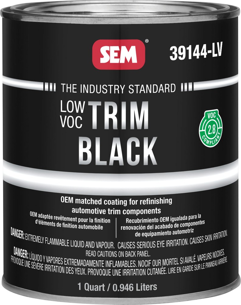 Low VOC Trim Black SEM-39144-LV