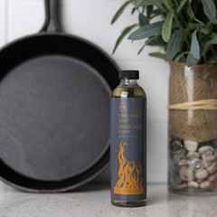 Outset Cast Iron Soap, 100% Natural Cleaner and 8 Fl Oz (Pack of 1)