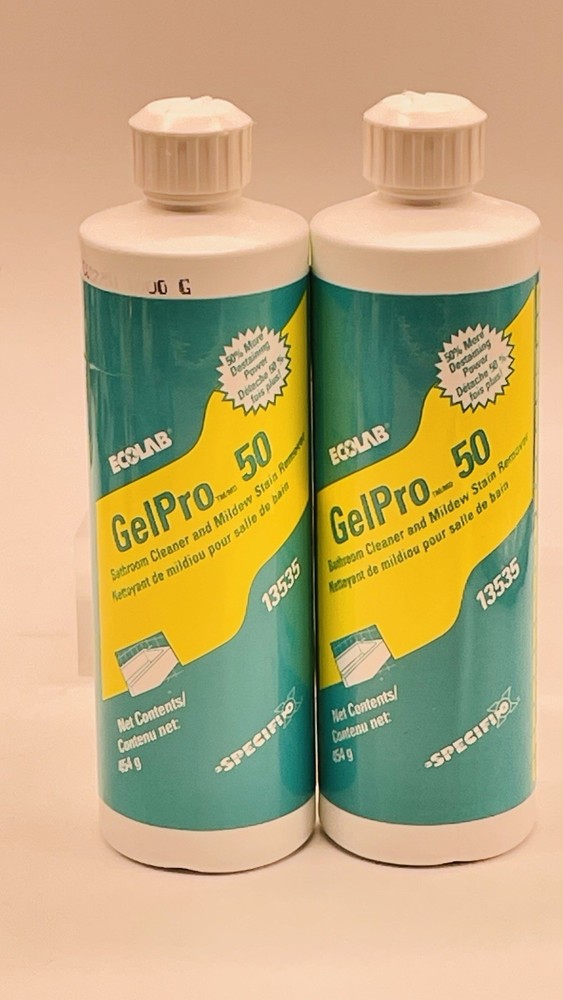 Ecolab GelPro-50 COMMERCIAL STRENGTH Bathroom Mildew Stain Remover 13535 VTG ‘98