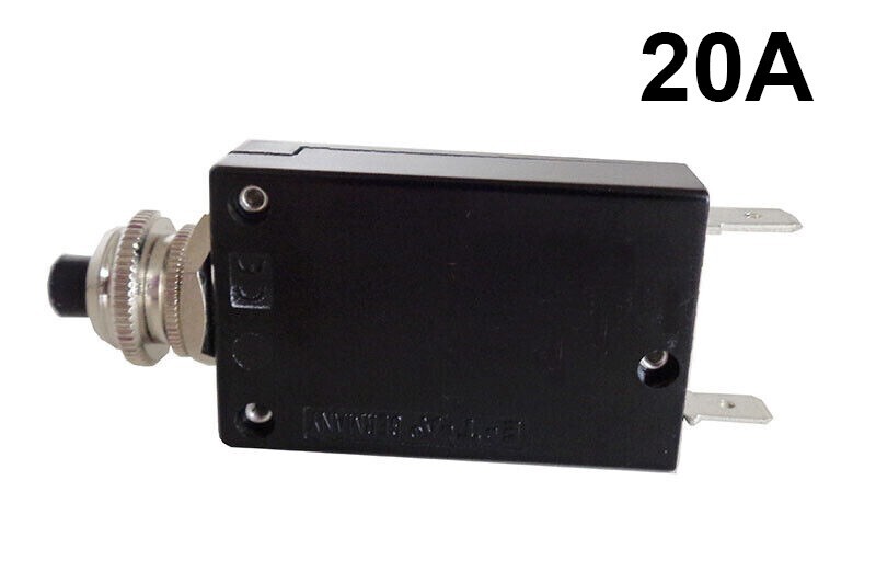 CIRCUIT BREAKER 20A,ADVANCE AQUAMAX,AQUAMATIC,CONVERTAMATIC,RETRIEVER 4600, 6D28