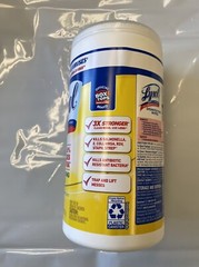 Lysol Disinfecting Wipes Lemon Lime Blossom 480 Ct , 80 pk/ea (Case of 6)