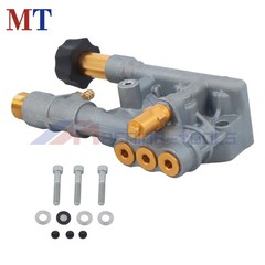 Pressure Washer Pump Manifold Kit 7108366 W/ Mounting Bolt Washer Pump Sliver US