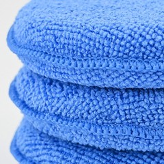 10x 5″ Microfibre Foam Sponge Detail Polish Car Wax Applicator Cleaning Pads