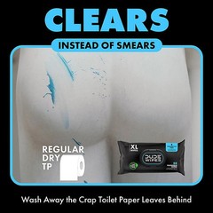 💥400 DUDE WIPES XL💥 Flushable 8 X 50 = 400 Fragrance Free ☆FAST☆FREE☆SHIPPING☆