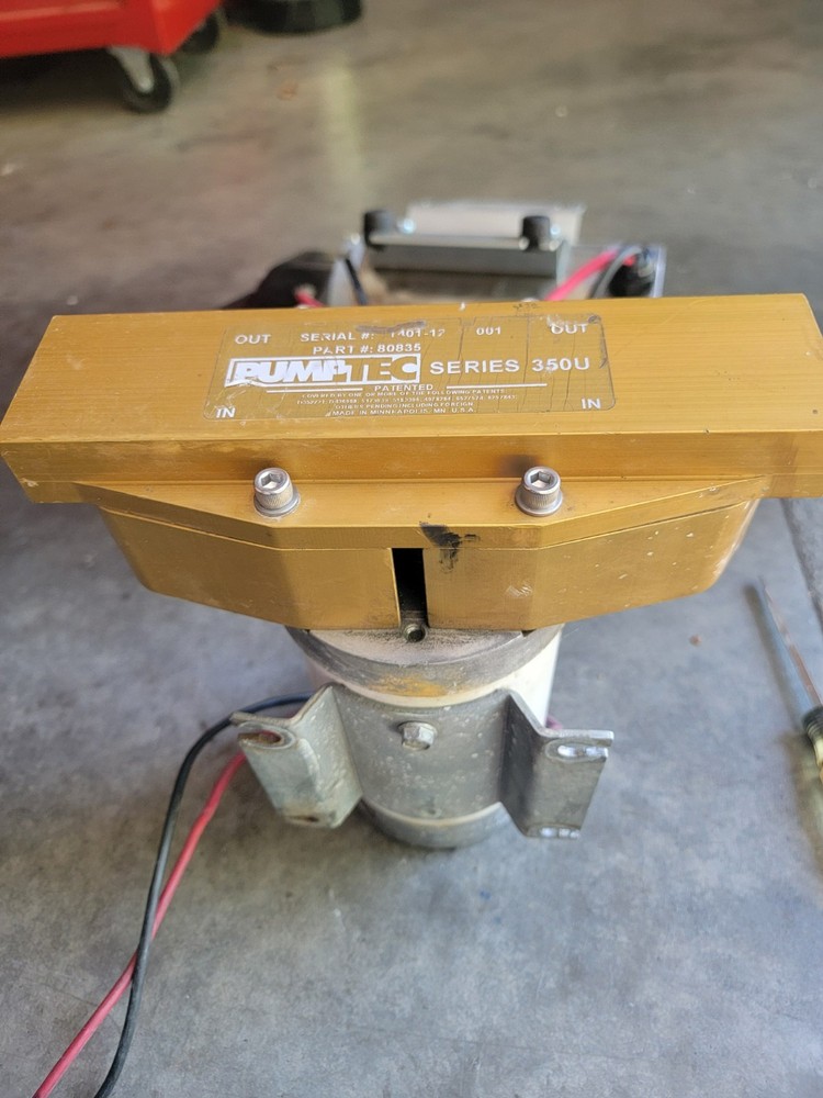 Pumptec 350U Pump Head 80835 4 ports 12volt Gold