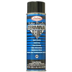 Claire C-046 20 Ounce Video Terminal Cleaner, 20 per order