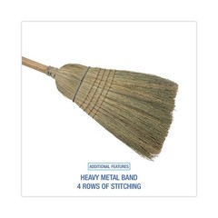 Boardwalk 932CEA 56″ Warehouse Broom w/ Corn Fiber Bristles – Natural New