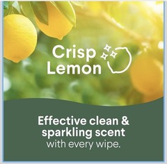 Clorox Wipes Disinfecting Bleach-Free Cleaning Wipes Crisp Lemon – 85 wipes