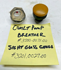 COMET AXD / BXD Pump Breather and sight Glass – USED