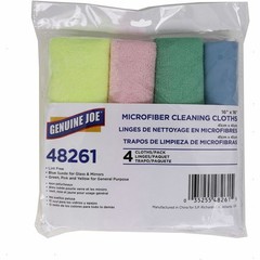 Genuine Joe Cleaning Cloth – 4 / Pack – 16″ X 16″ – Blue Frost (GJO48261)