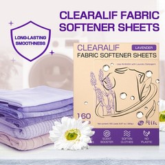CLEARALIF laundry Fabric Softener Sheets, Lavender 160 Count (Pack of 1)