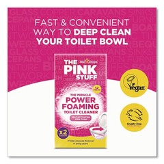 The Pink Stuff 824996 3.5 oz. Miracle Power Foaming Toilet Cleaner – Fruity New