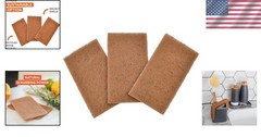 Full Circle Neat Nut Walnut Shell Scouring Pads, Non-Scratch, Set of 3, 5 oz