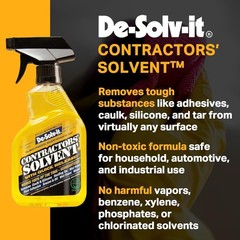 Orange-Sol De-Solv-it® Pro Contractors Solvent™, 1 Count (Pack of 1), Clear