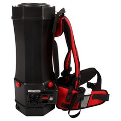 Cen-Tec Systems 6 Qt. HEPA Commercial Backpack Vacuum with 6 Qt., Black