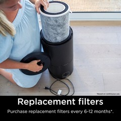 Shark Air Purifier Anti-Allergen True HEPA Filter with Fumes Lock, Compatible…