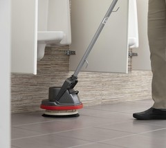 Commercial Orbiter Hard Floor Cleaner – 50ft Cord, 13in Wide Path, Versatile Use