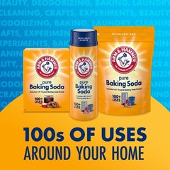 Sodium Bicarbonate Powder Pure Baking Soda Multi-Purpose Resealable Bag 10.8 lb