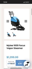 Mytee 1500 Focus Steamer Machine Commercial