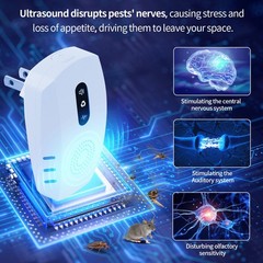 2026 Cvtayn Upgraded Ultrasonic Pest Repellent Indoor Repeller Mouse Traps