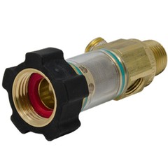 General Pump #100651 Brass Inline Water Filter – 1/2″ NPT Male x 3/4″ GH Female