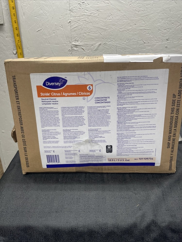 Diversey Stride Citrus Neutral Cleaner 5 Gallon