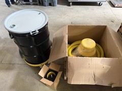 DUSTLESS TECHNOLOGIES H0904 Slurry Vacuum Std, Wet, 55 gal Tank 115 cfm Air Flow
