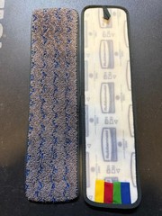 12ct Rubbermaid 18″ Multi-purpose Microfiber Pulse Wet Flat Mop 1863895