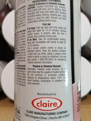 Claire 1001 17 oz Aerosol Spray Q Disinfectant – Country Fresh Scent (12/CT) New