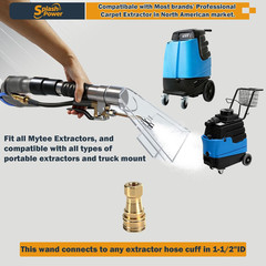 Upholstery Extractor Tool with Clear Head, Carpet Extractor Wand for Auto Detail