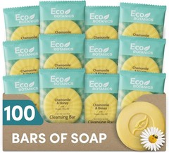 Travel Size Hotel Cleansing Soap Bar 100 Count 0.5 oz Bottles