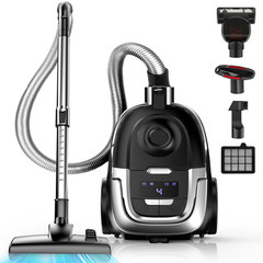 Zefiro Max 1600W Multi-Surface Bagless Canister Vacuum Cleaner 40Kpa Suction