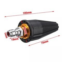4.0 GPM 1/4″ High Pressure Washer Rotating Turbo Nozzle Spray Tip Spray 4000PSI