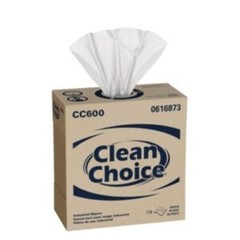 Clean Choice Industrial Wipers Janitorial Wipes White 126 CC600 – Lots of 2