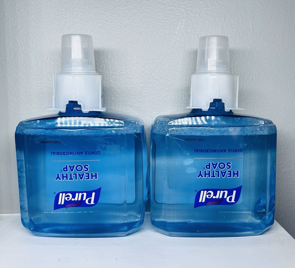 (2x) PURELL 6480-02 1200 ml HEALTHY SOAP Gentle & Free Foam for- ES6-Exp 03/29