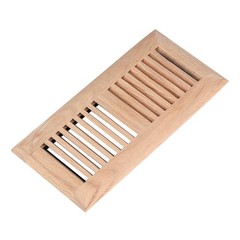 Qirui Red Oak Hardwood Drop in Floor Register, 4X10 Inch, 4×10