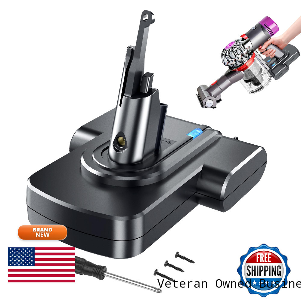 Olindr Dyson V7 Battery Replacement 21.6V 8000Mah Lithium-Ion Compatible Dyson