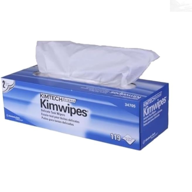 120 Lint-Free Kimtech Science Kimwipes – 2-Ply Wipers for Sensitive Cleaning