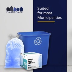 Plasticplace Simplehuman Compatible Trash Bags Bundle (100 Count)