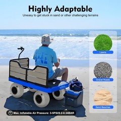 9 Balloon Wheels 2 Pack 0.78in Inner Dia Beach Sand Tires Kayak Cart 4.5in Thick