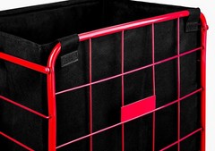 Handy Laundry Shopping Cart Liner, 18″ X 15″ X 24″, Square Bottom, Fits Black