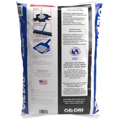 Oil-Dri Premium Granular Clay Floor Absorbent, 35 Lbs., Model# 101035G60
