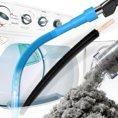 Holikme 2 Pieces Dryer Vent Cleaner Kit, Lint 2 Count (Pack of 1), Blue